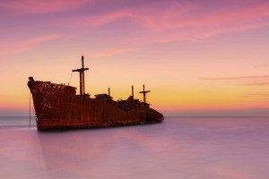kish image of greek ship