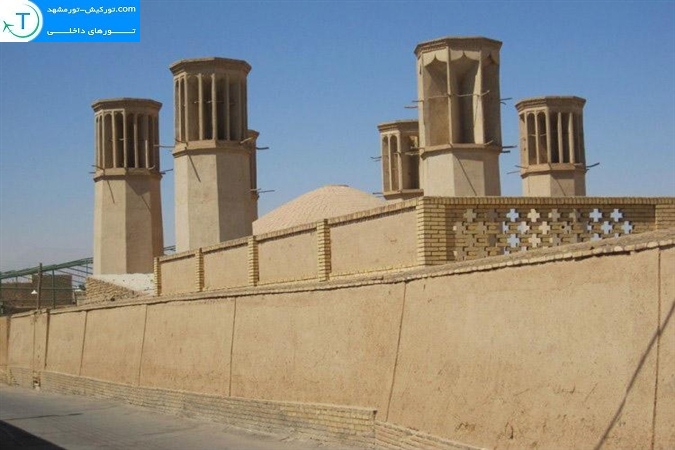 مکان دیدنی ایران, یزد,آب انبار شش بادگیر مکان دیدنی ایران, یزد,آب انبار شش بادگیر